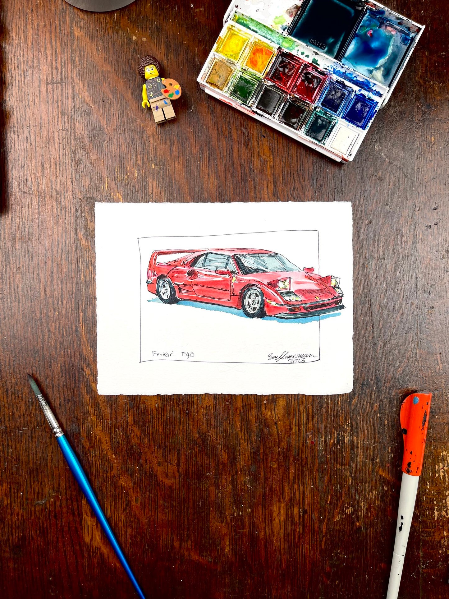 Ferrari F40, 45° right