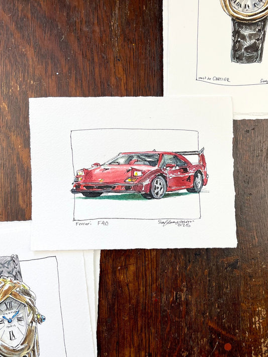 Ferrari F40, 45° left