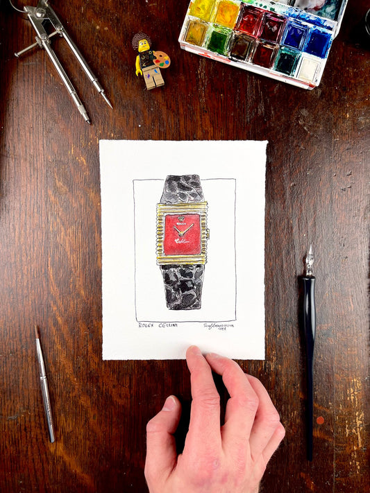 Rolex Cellini 4012 Red Face