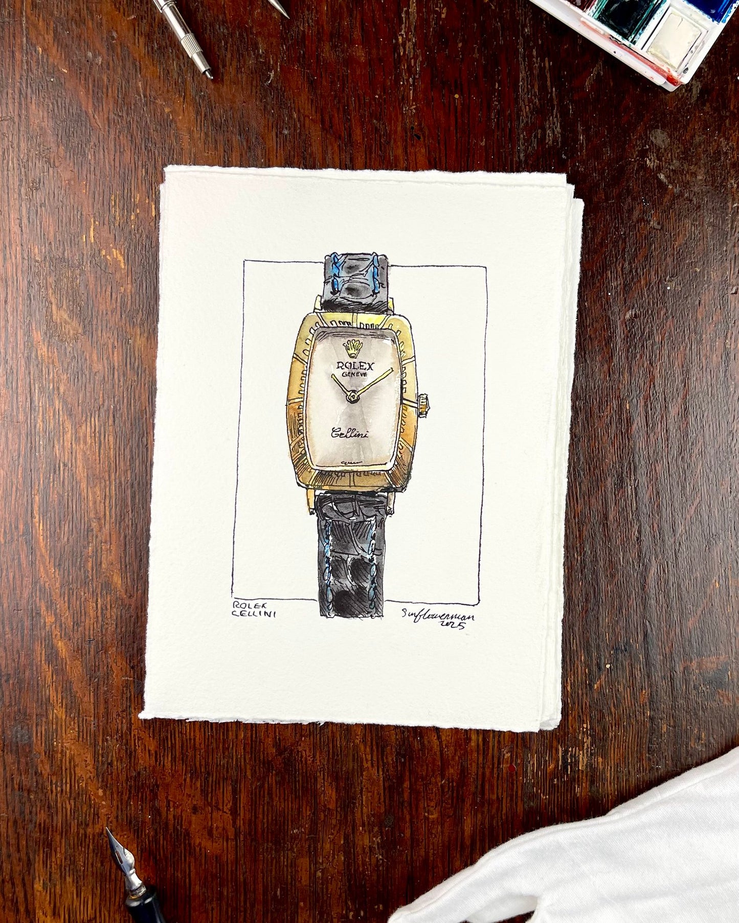 Rolex Cellini 4087 Cushioned Rectangle
