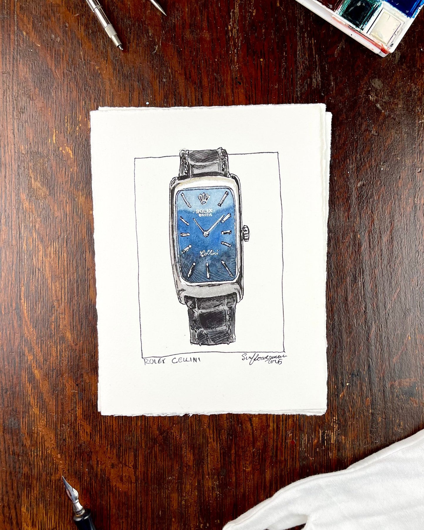 Rolex Cellini 4108 White Gold