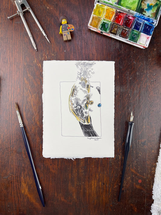 Cartier Crashed, London. Gold 003.