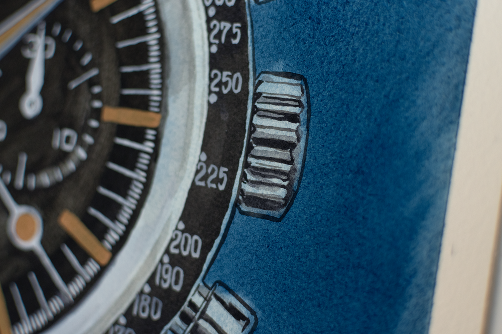 Omega Speedmaster CK 2998 Lollipop - Sauvage Painting