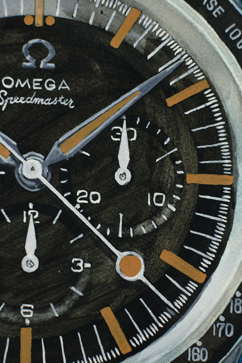 Omega Speedmaster CK 2998 Lollipop - Sauvage Painting