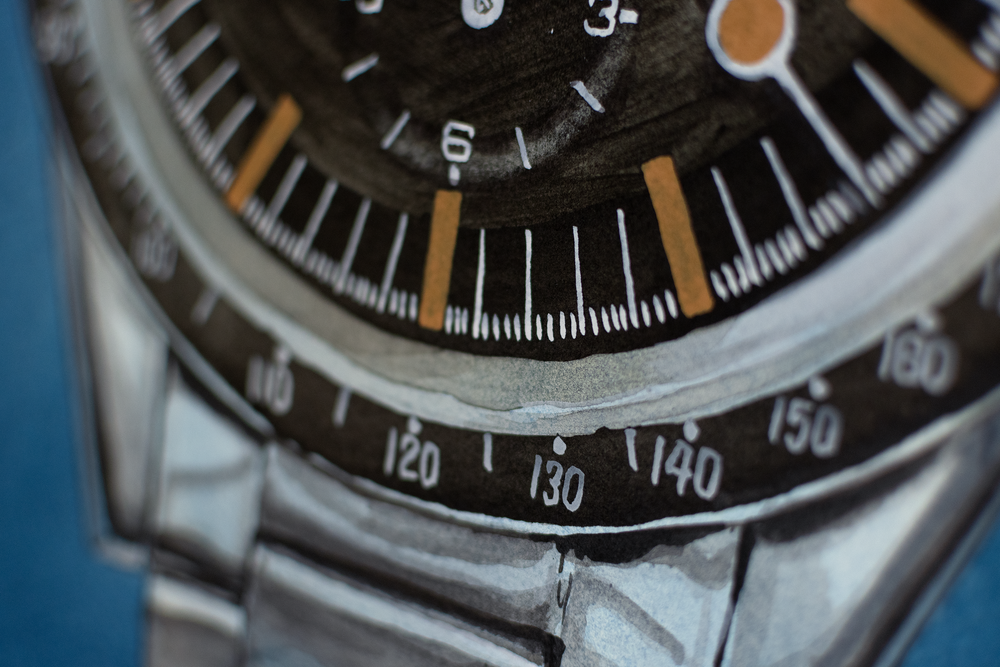 Omega Speedmaster CK 2998 Lollipop - Sauvage Painting