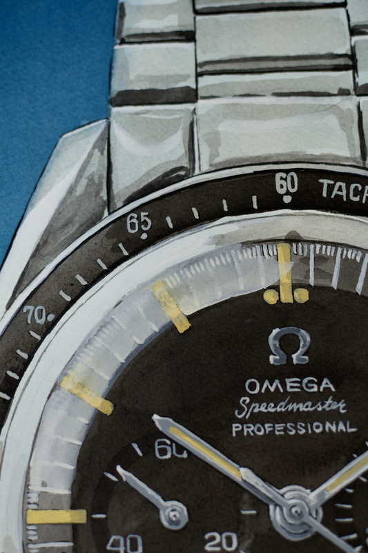 Omega Speedmaster 105.012. - Sauvage Painting