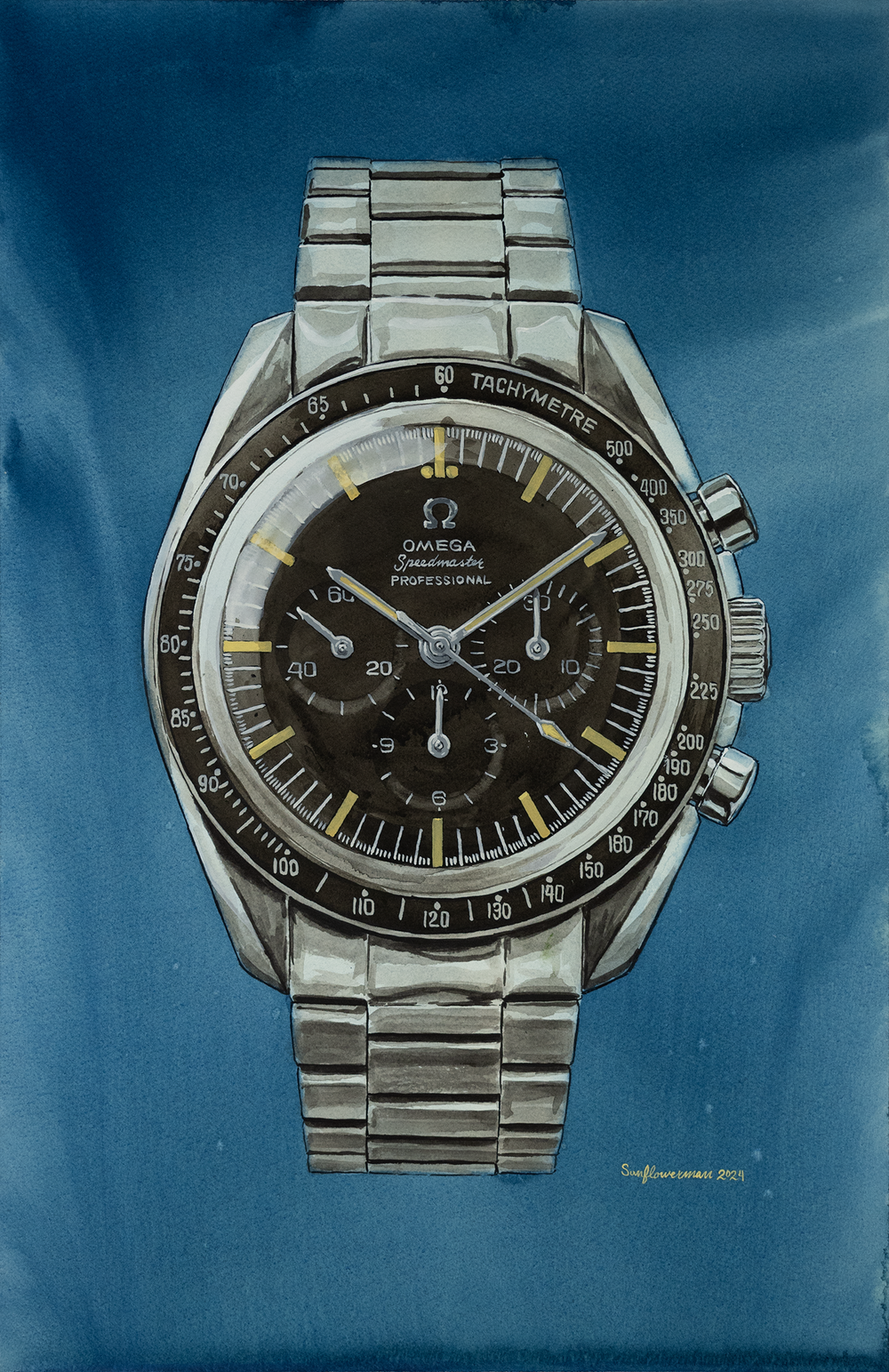 Omega Speedmaster 105.012. - Sauvage Painting