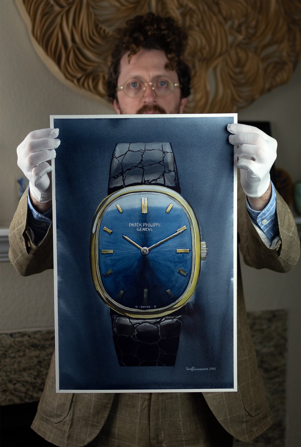 Patek Philippe, Golden Ellipse - Sauvage Painting