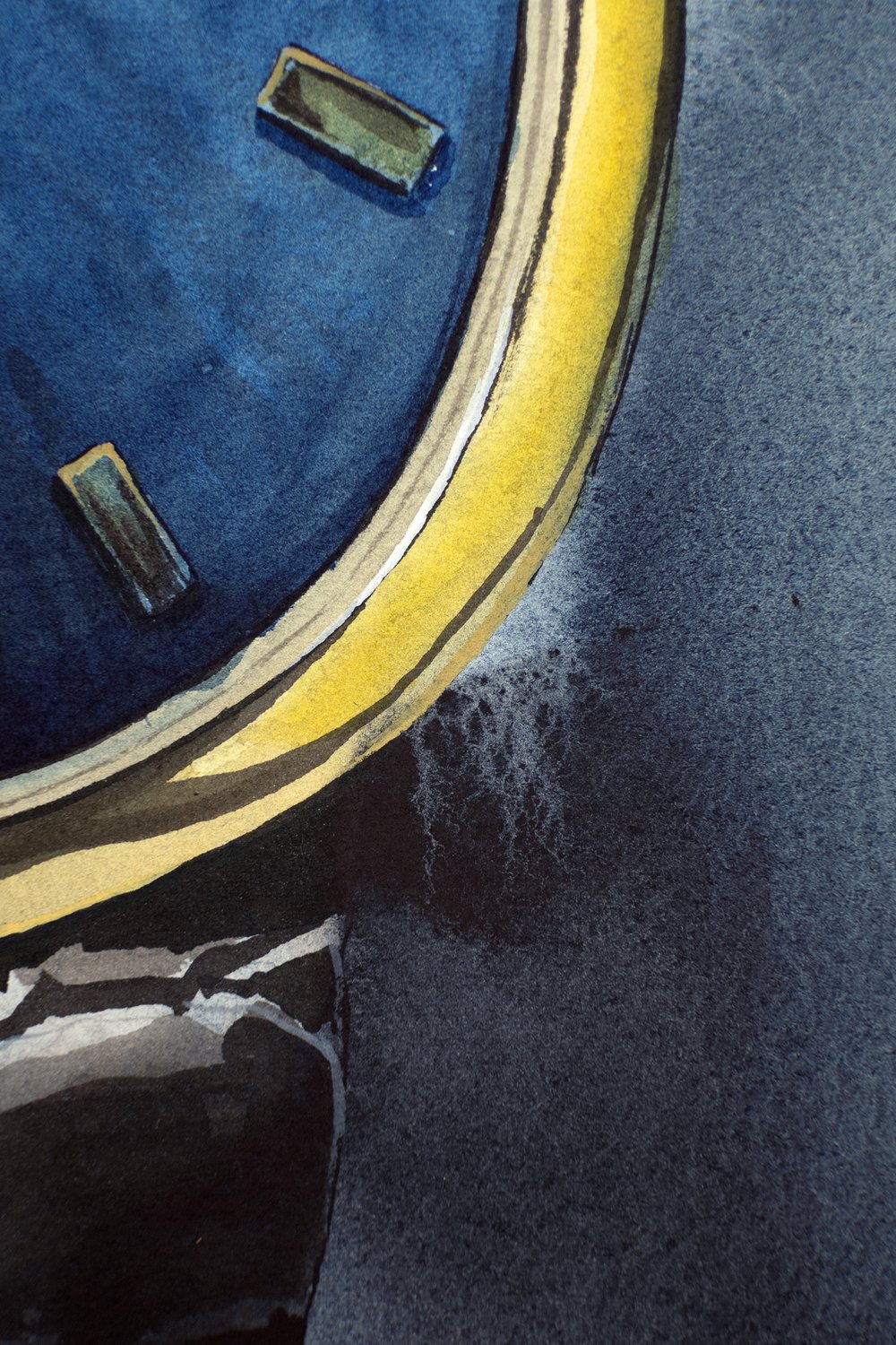 Patek Philippe, Golden Ellipse - Sauvage Painting