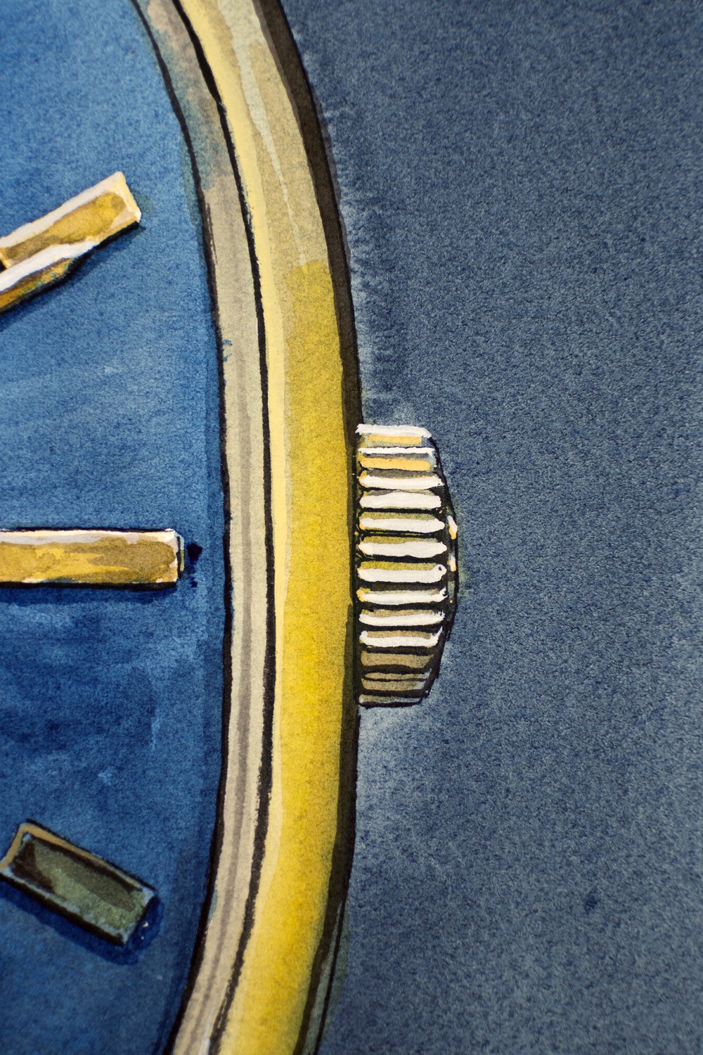 Patek Philippe, Golden Ellipse - Sauvage Painting