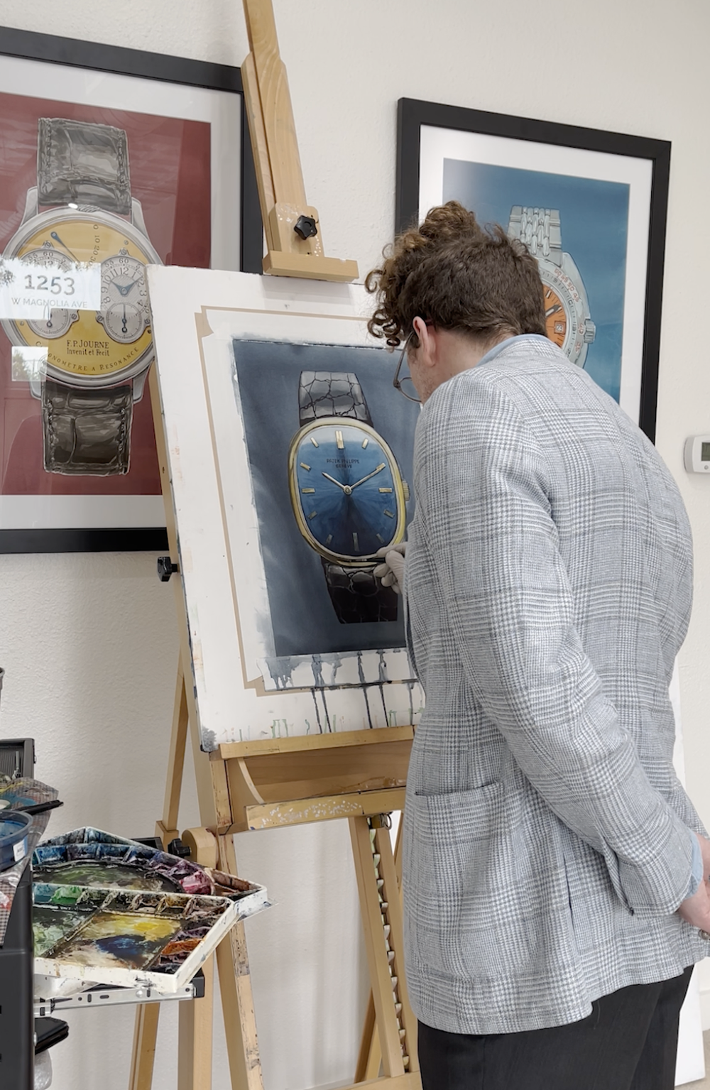 Patek Philippe, Golden Ellipse - Sauvage Painting