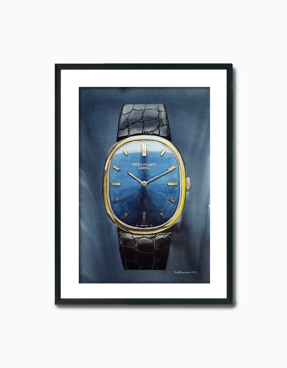 Patek Philippe, Golden Ellipse - Sauvage Painting