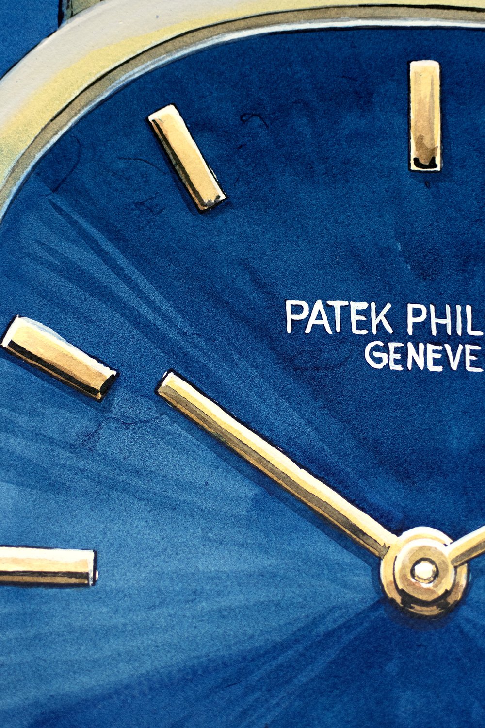 Patek Philippe, Golden Ellipse - Sauvage Painting
