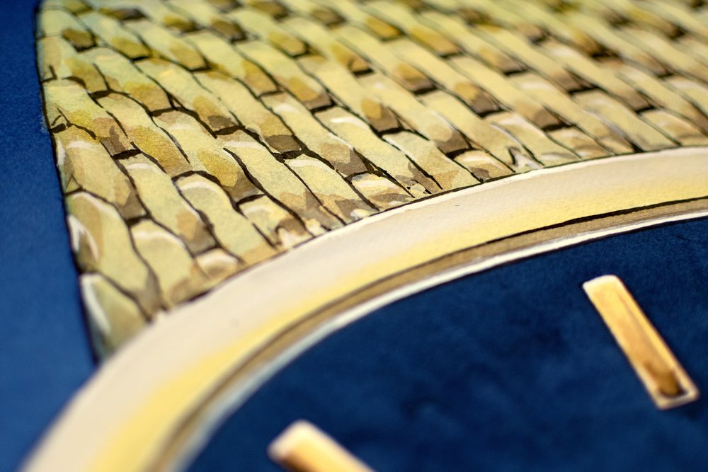 Patek Philippe, Golden Ellipse - Sauvage Painting