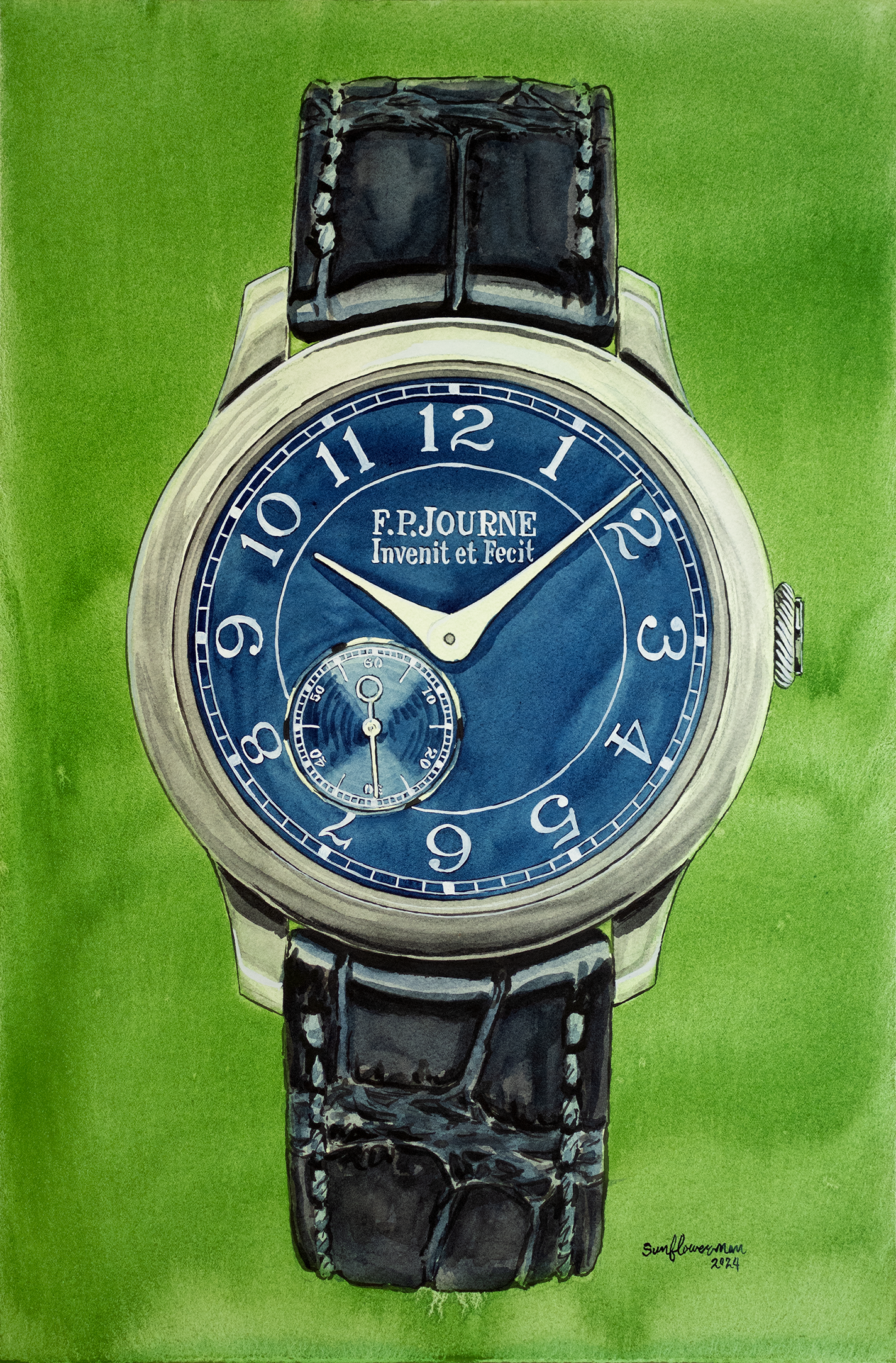 FP Journe, Chronometre Bleu - Sauvage Painting