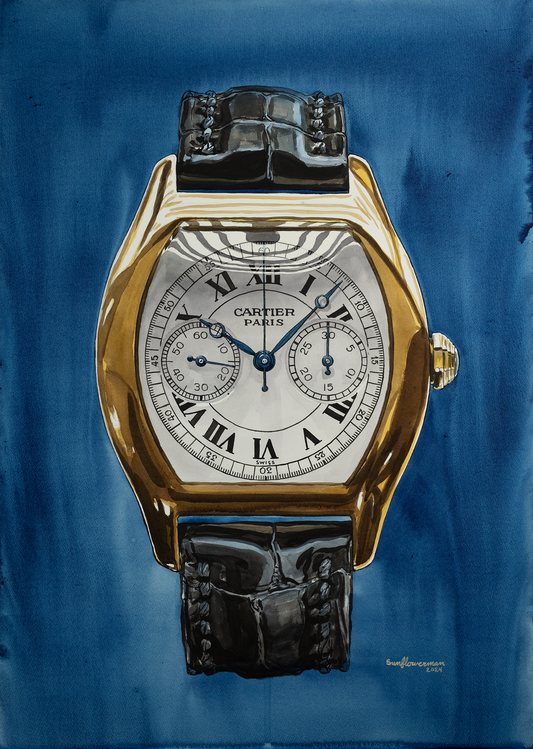 Cartier CPCP Tortue Monopoussoir - Sauvage Painting