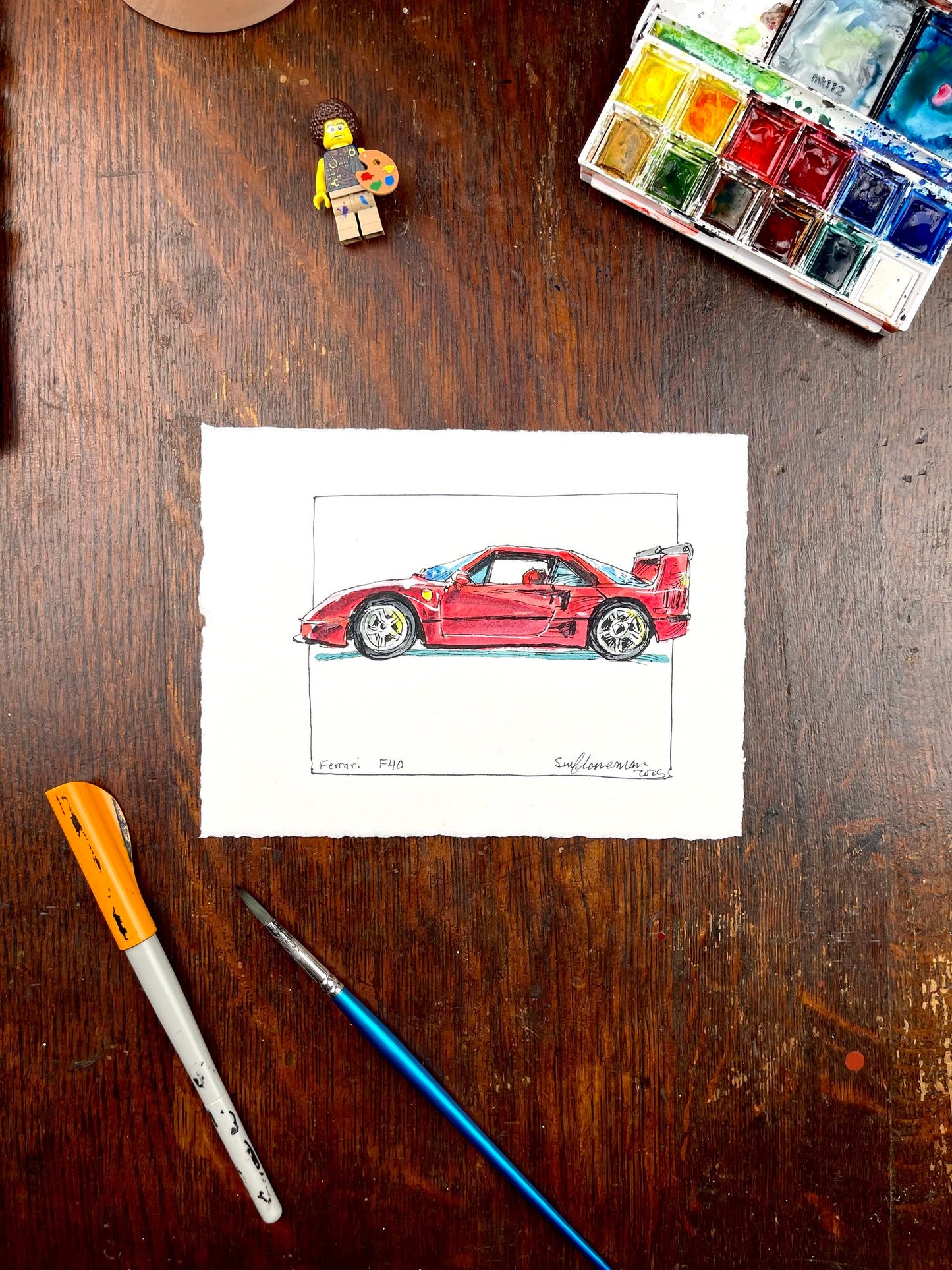 Ferrari F40, Profile
