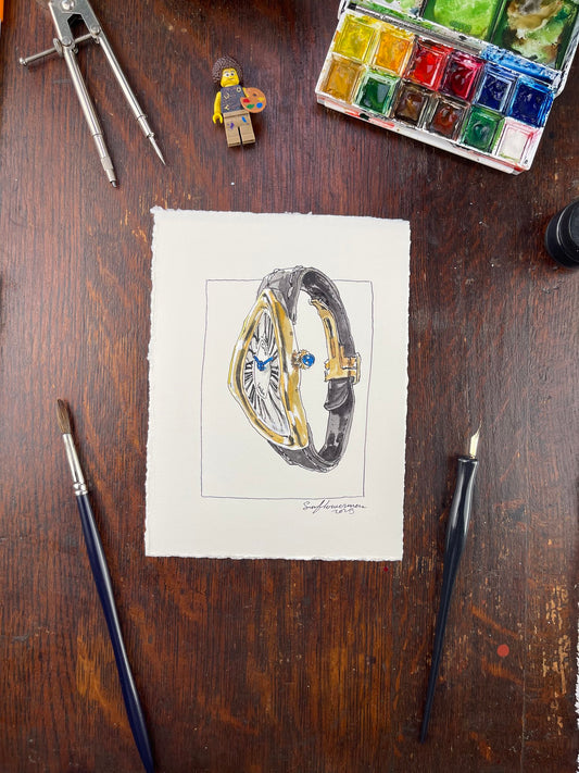 Cartier Crash, London. Gold 003.