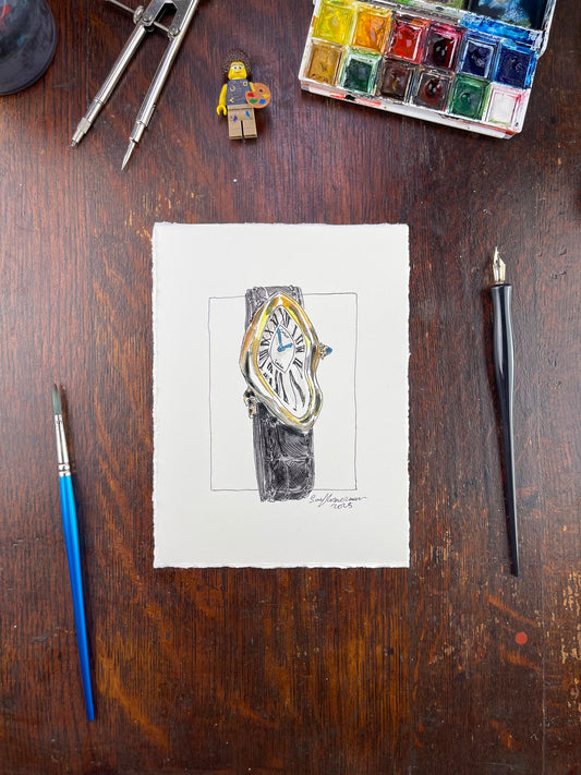 Cartier Crash, London. Gold 002.