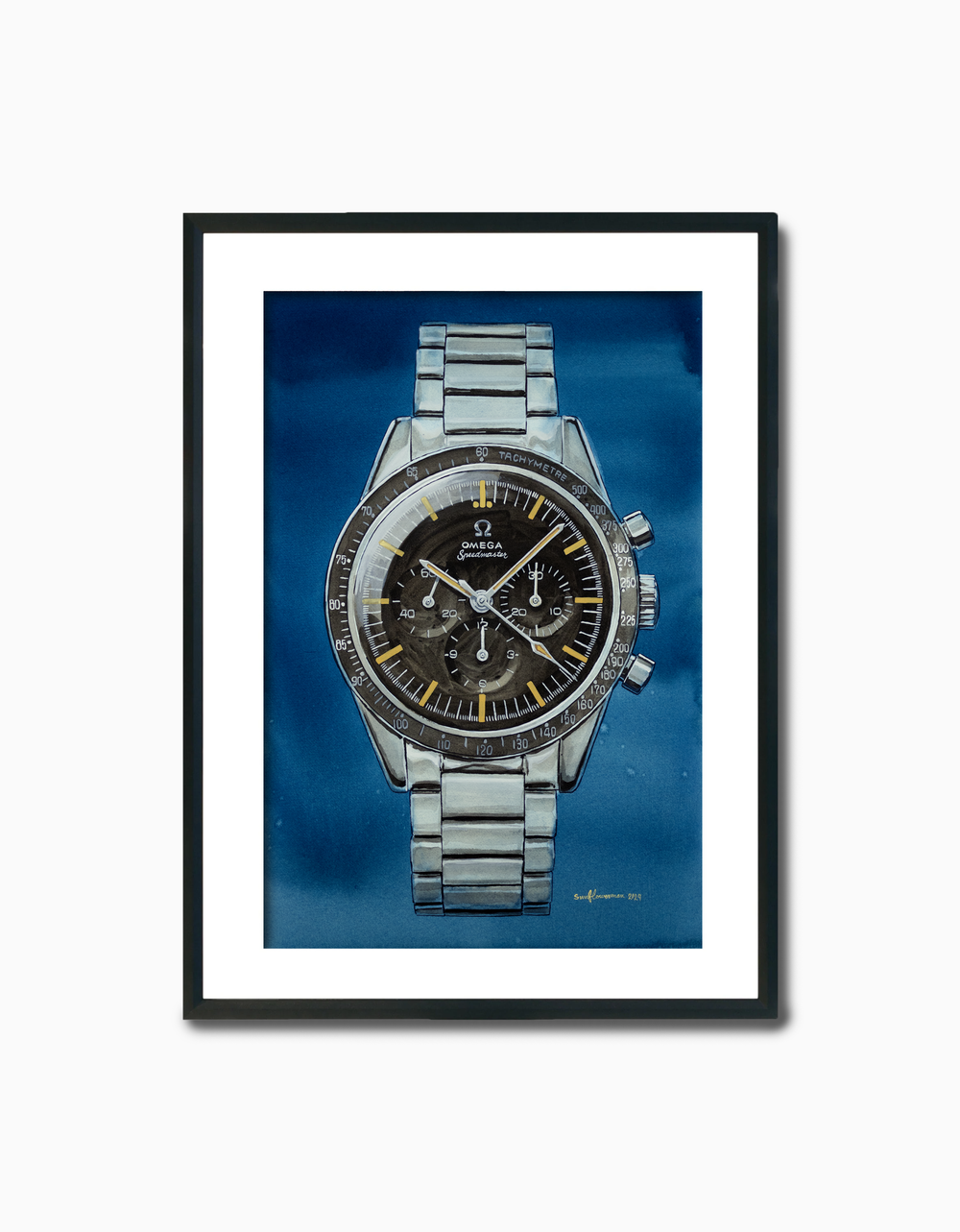 Omega Speedmaster 1005.003. The Ed White - Sauvage Painting