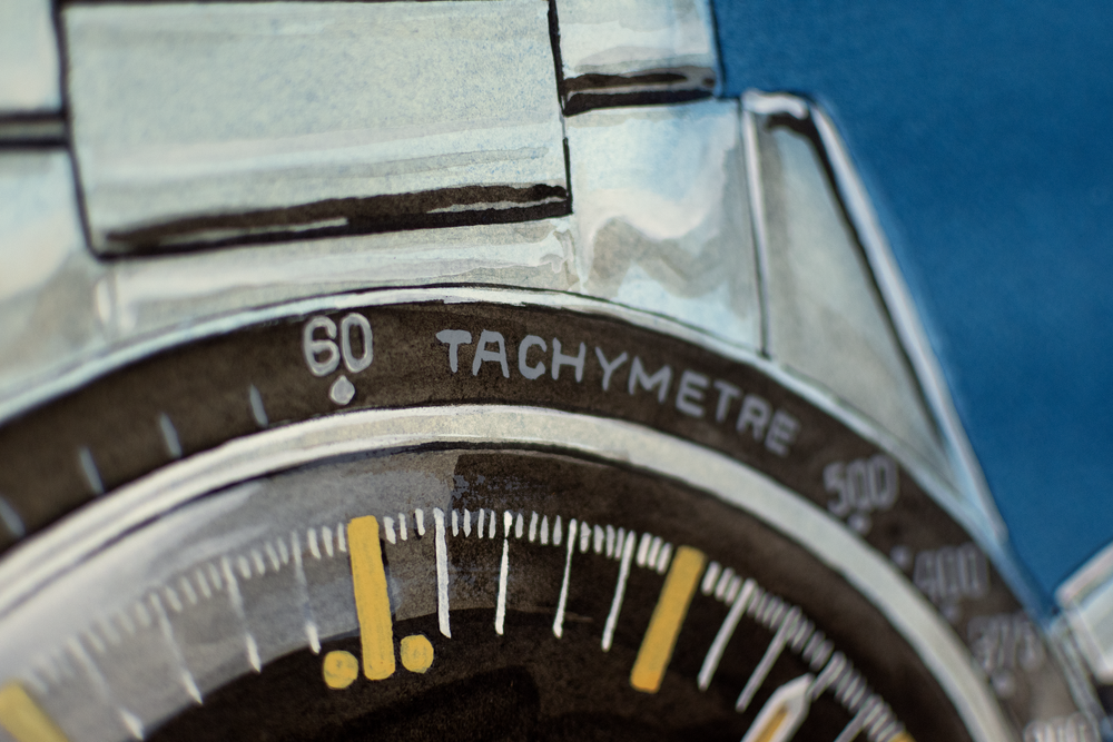 Omega Speedmaster 1005.003. The Ed White - Sauvage Painting